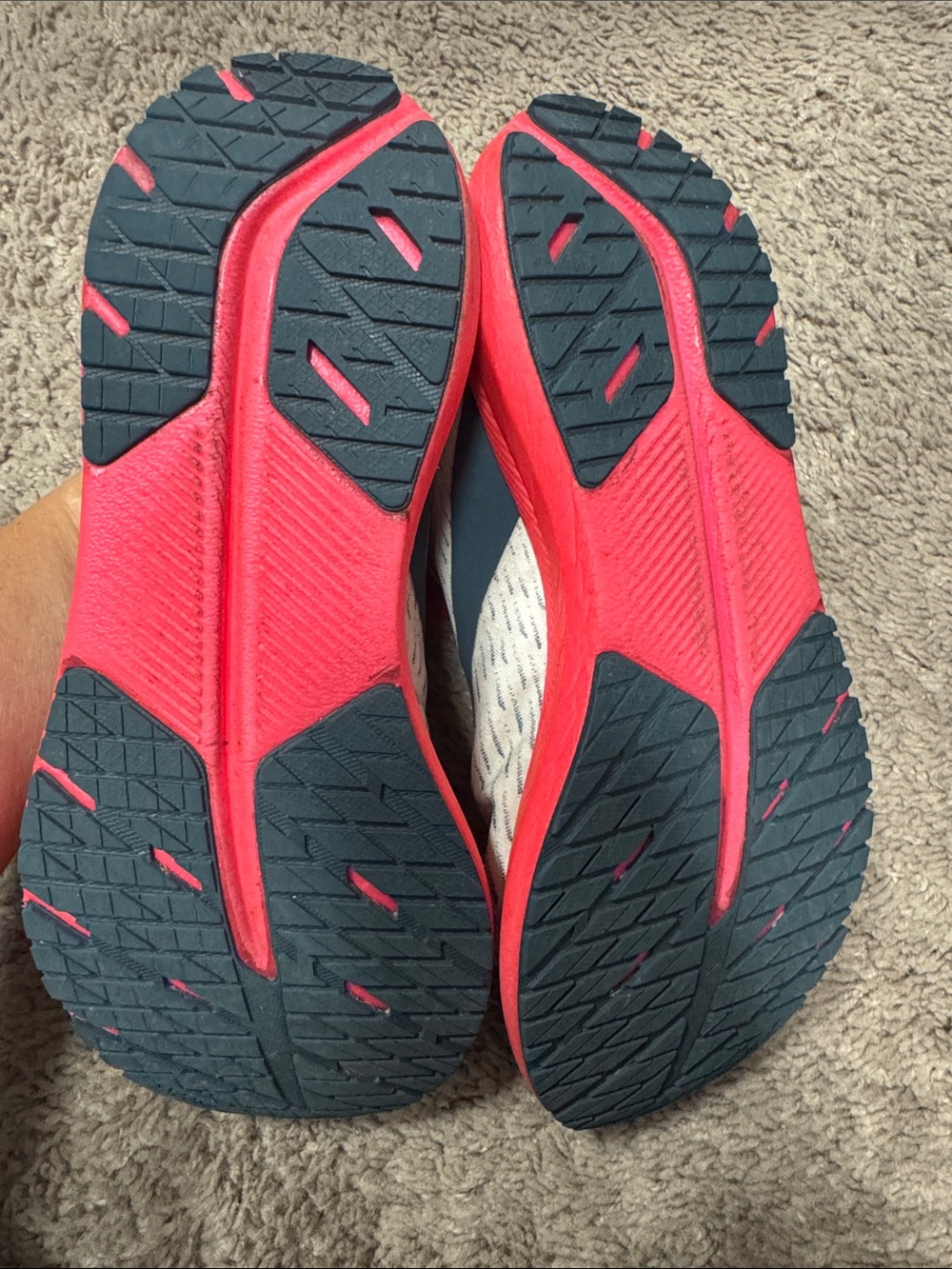 Brooks Women's Running Shoes in Gray and Hot Pink - Picture 3 of 5